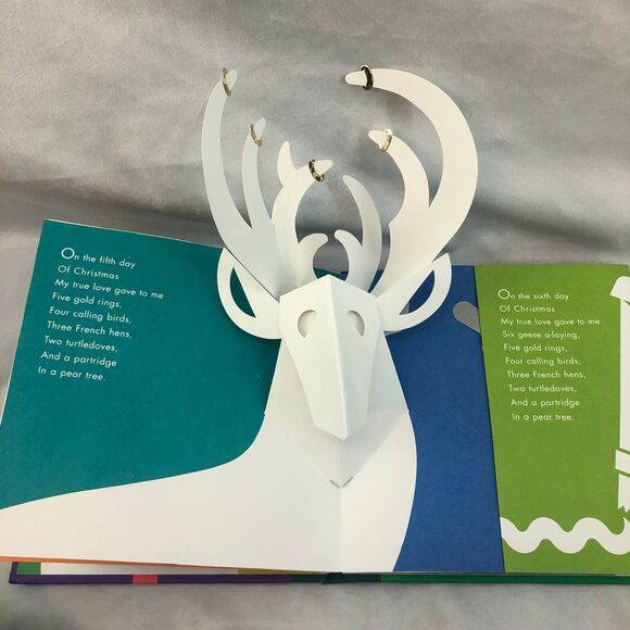 Robert Sabuda 12 days of Christmas pop up book - Picture 5 of 6